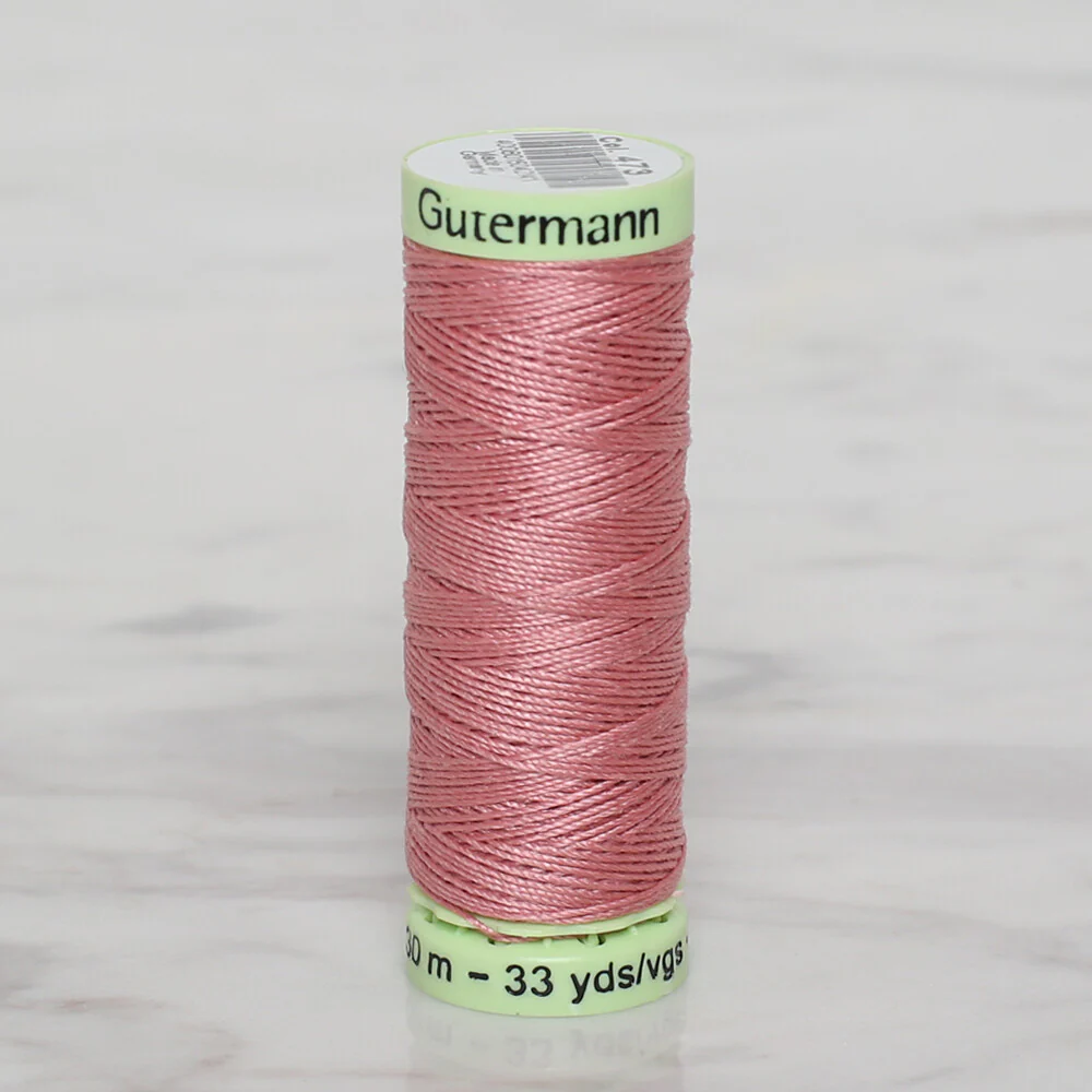Gütermann Sewing Thread, 30m, Dusty Pink - 473