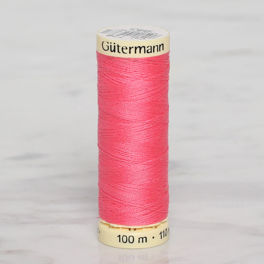 Gütermann Sewing Thread, 100m, Candy Pink - 728