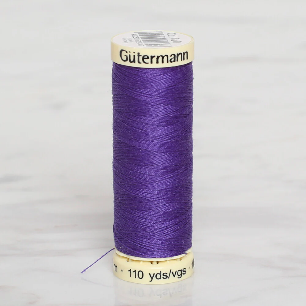 Gütermann Sewing Thread, 100m, Dark Purple - 810