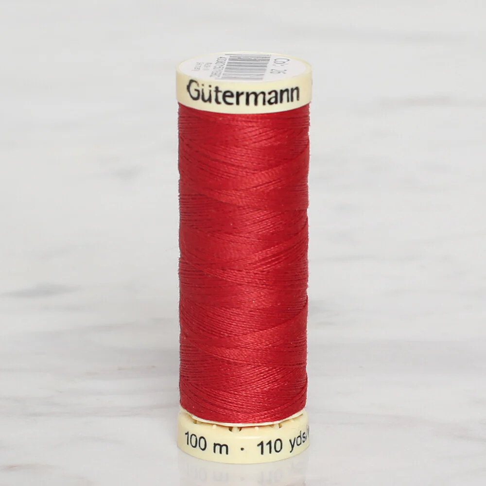 Gütermann Sewing Thread, 100m, Dark Red - 26