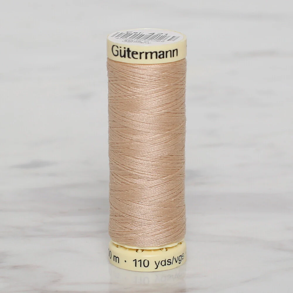 Gütermann Sewing Thread, 100m, Light Beige - 421