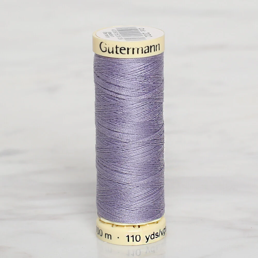 Gütermann Sewing Thread, 100m, Lilac  - 202