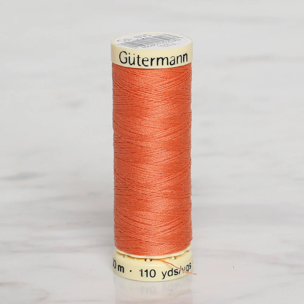 Gütermann Sewing Thread, 100m, Orange - 895
