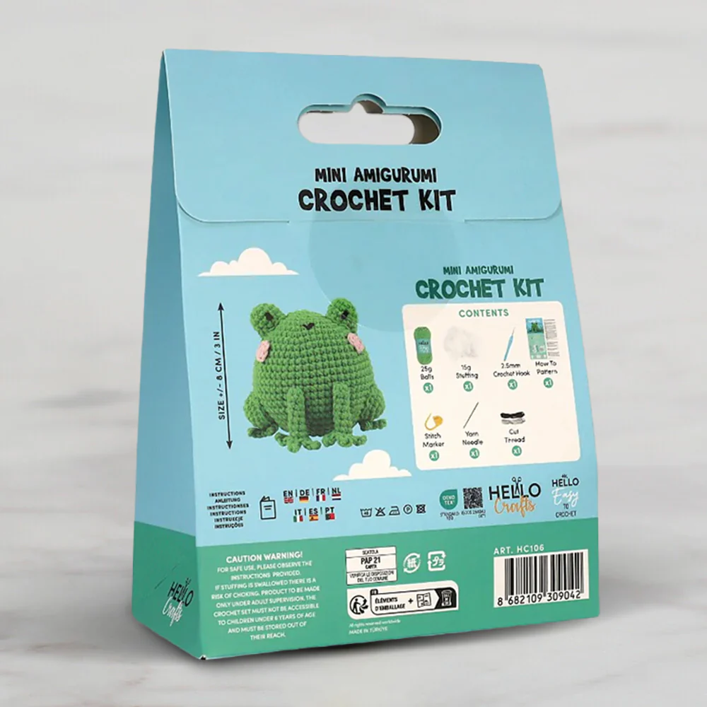 Hello Crafts Crochet Mini Amigurumi Kit - Hoppy - HC106 - Image 3