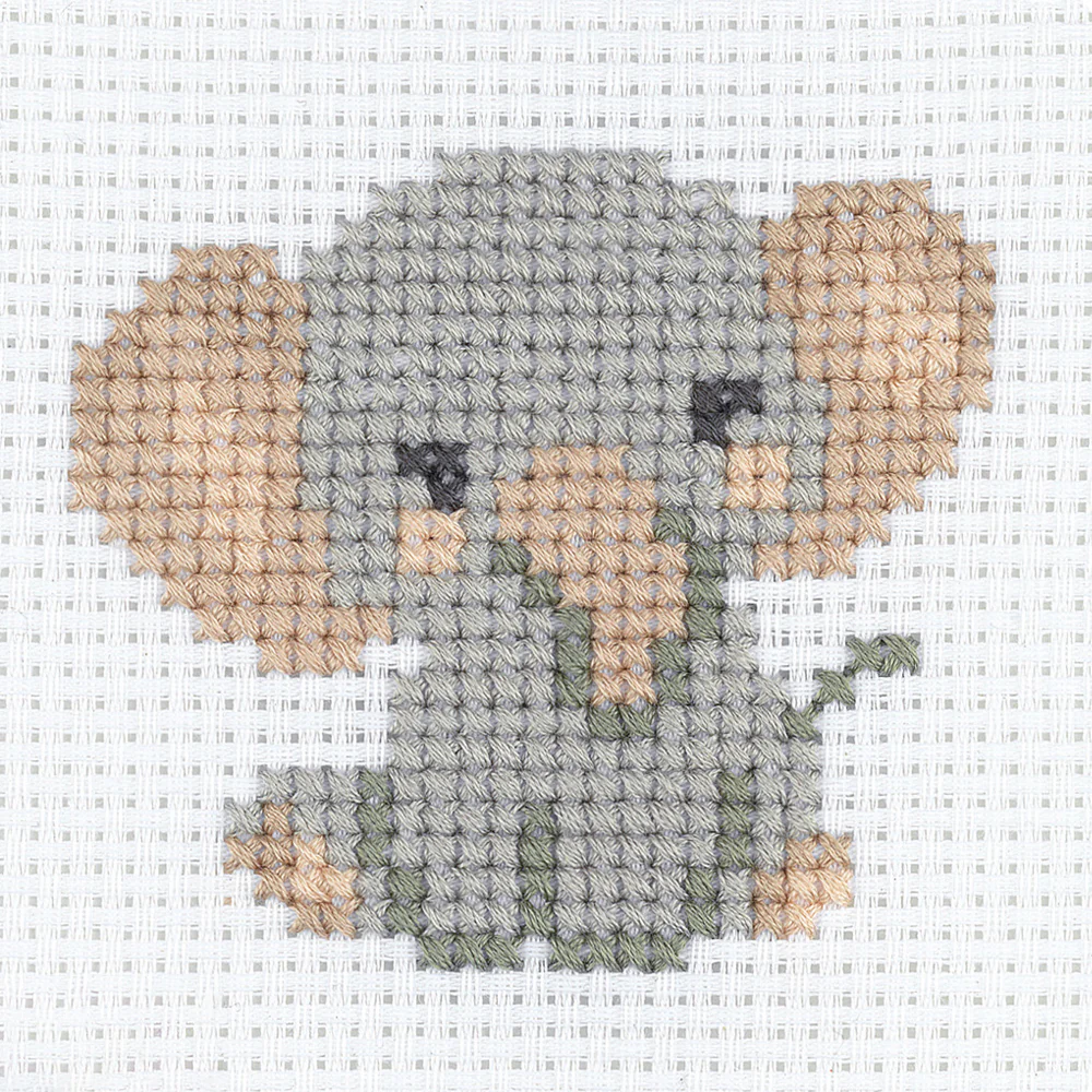 Hello Crafts Cross Stitch Kit Baby Elephant - HC556 - Image 2