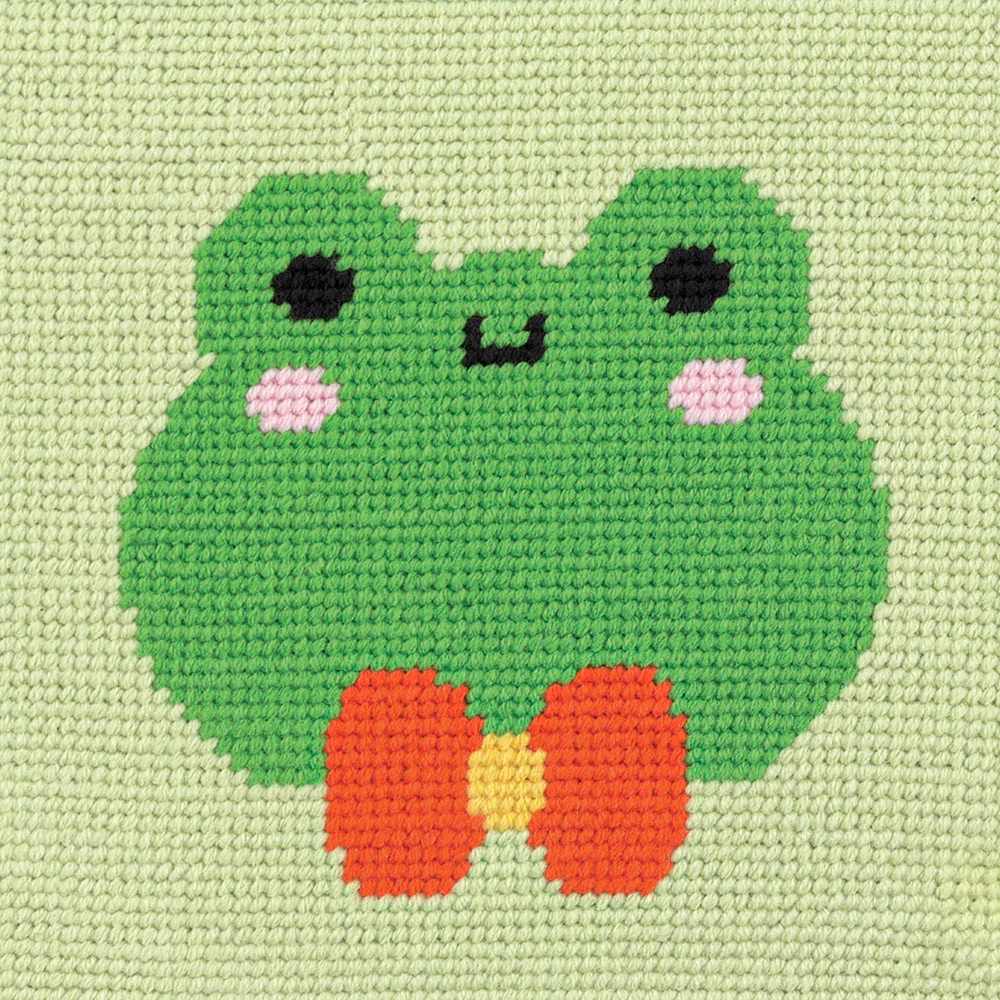 Hello Crafts Printed Tapestry Kit - Frog - HC507 - Image 2