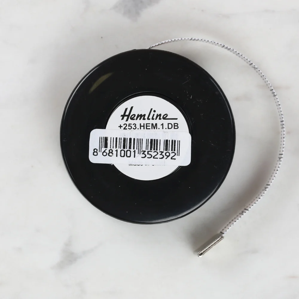 Hemline Automatic Tape Measure Black 150cm/60" - 253 - Image 2