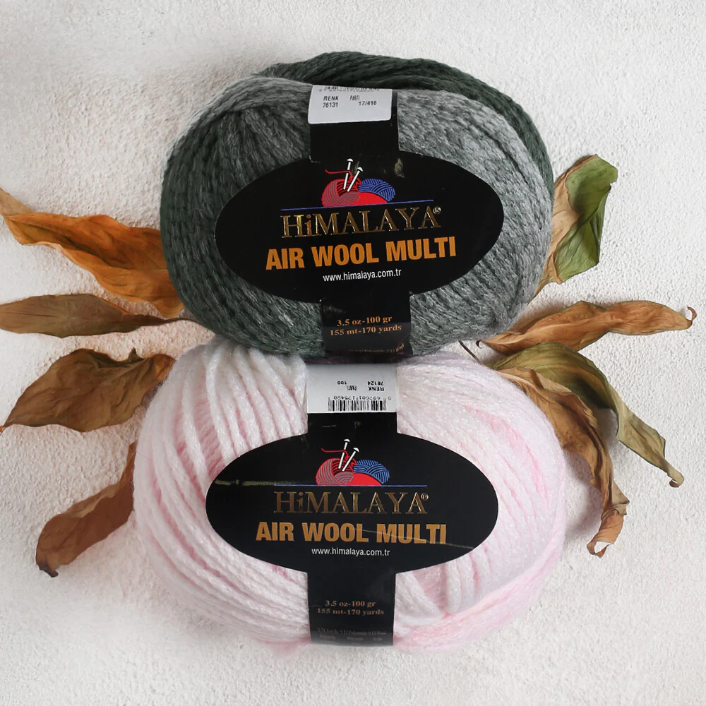 Himalaya Air Wool Multi Yarn, Variegated - 76118 - Image 4