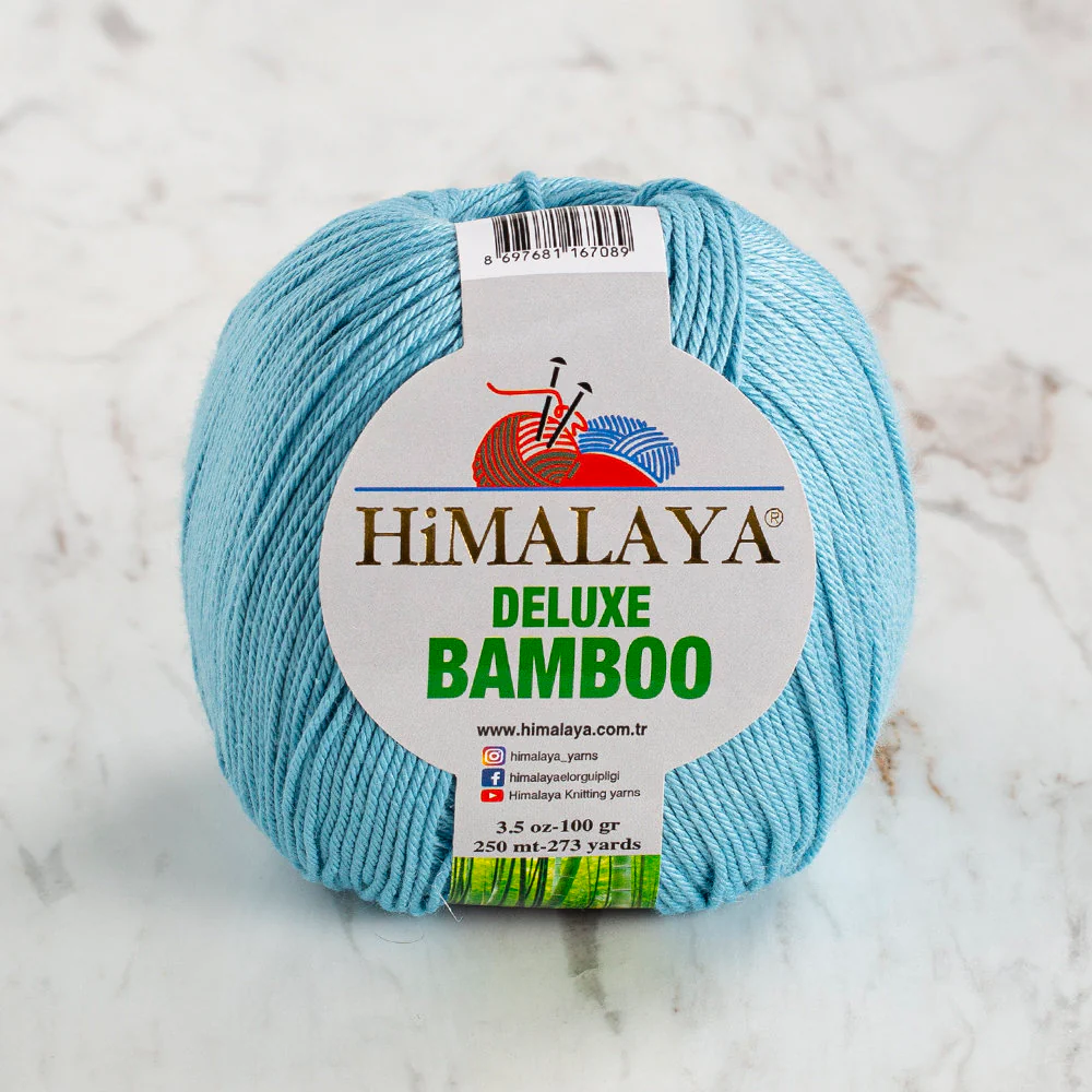 Himalaya Deluxe Bamboo Yarn, Blue - 124-16