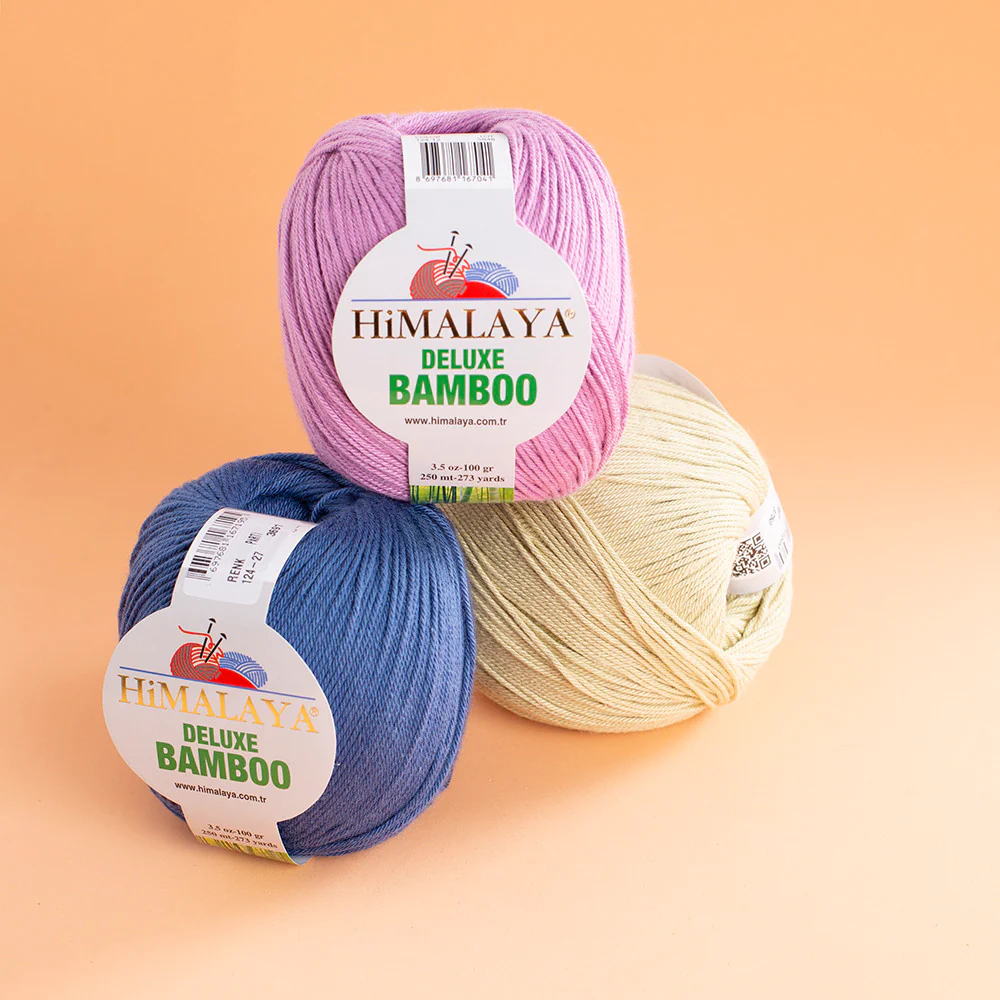 Himalaya Deluxe Bamboo Yarn, Salmon Pink - 124-05 - Image 4