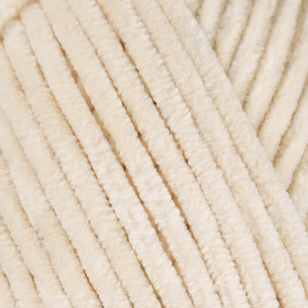 Himalaya Dolphin Baby Chenille Yarn , Cream - 80379 - Image 2