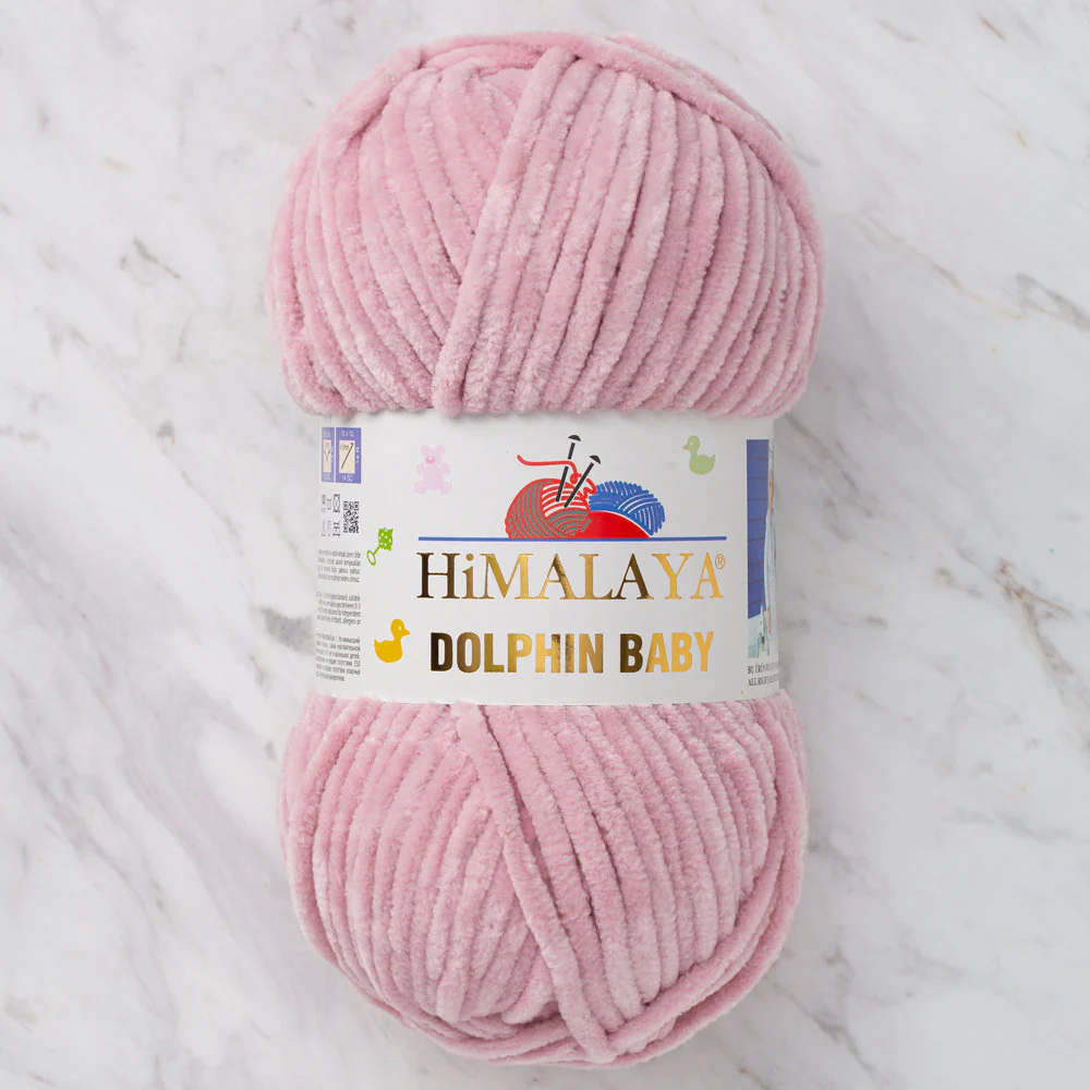 Himalaya Dolphin Baby Chenille Yarn, Powder Pink - 80349