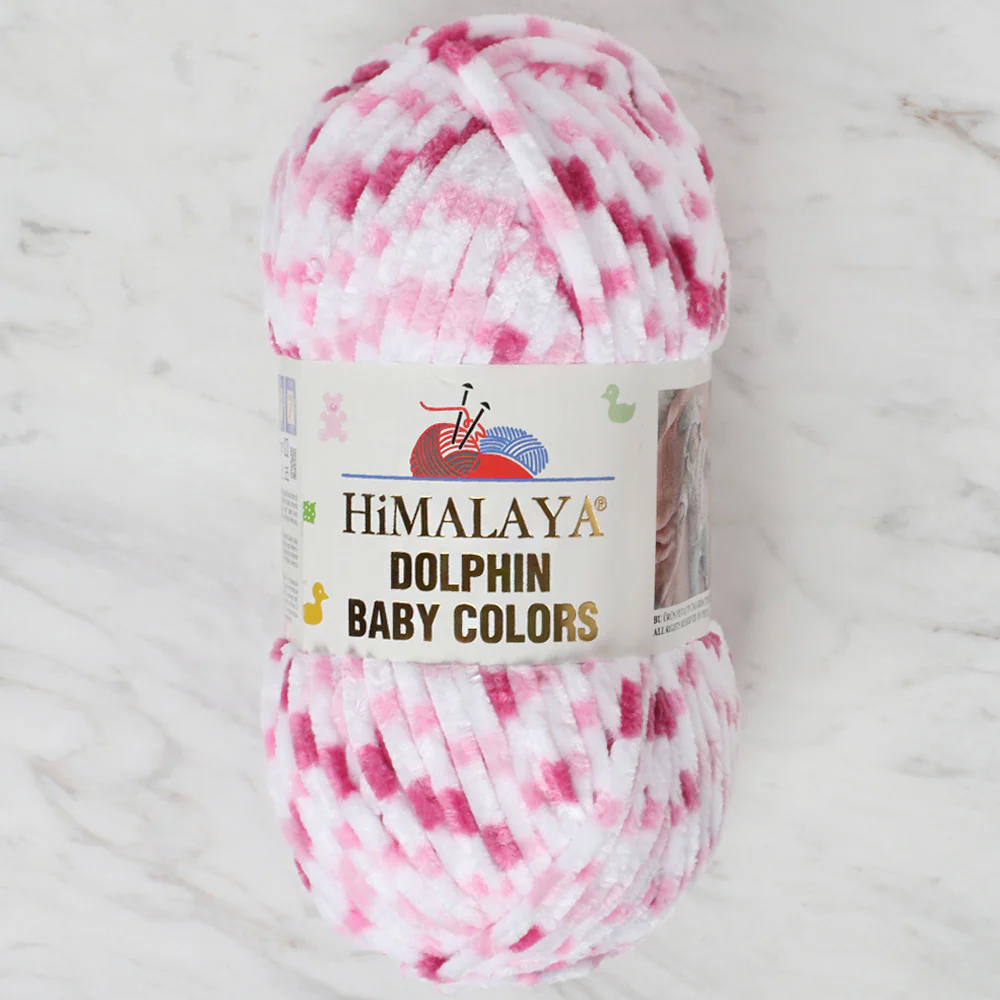 Himalaya Dolphin Baby Colors Chenille Yarn, Variegated - 80414