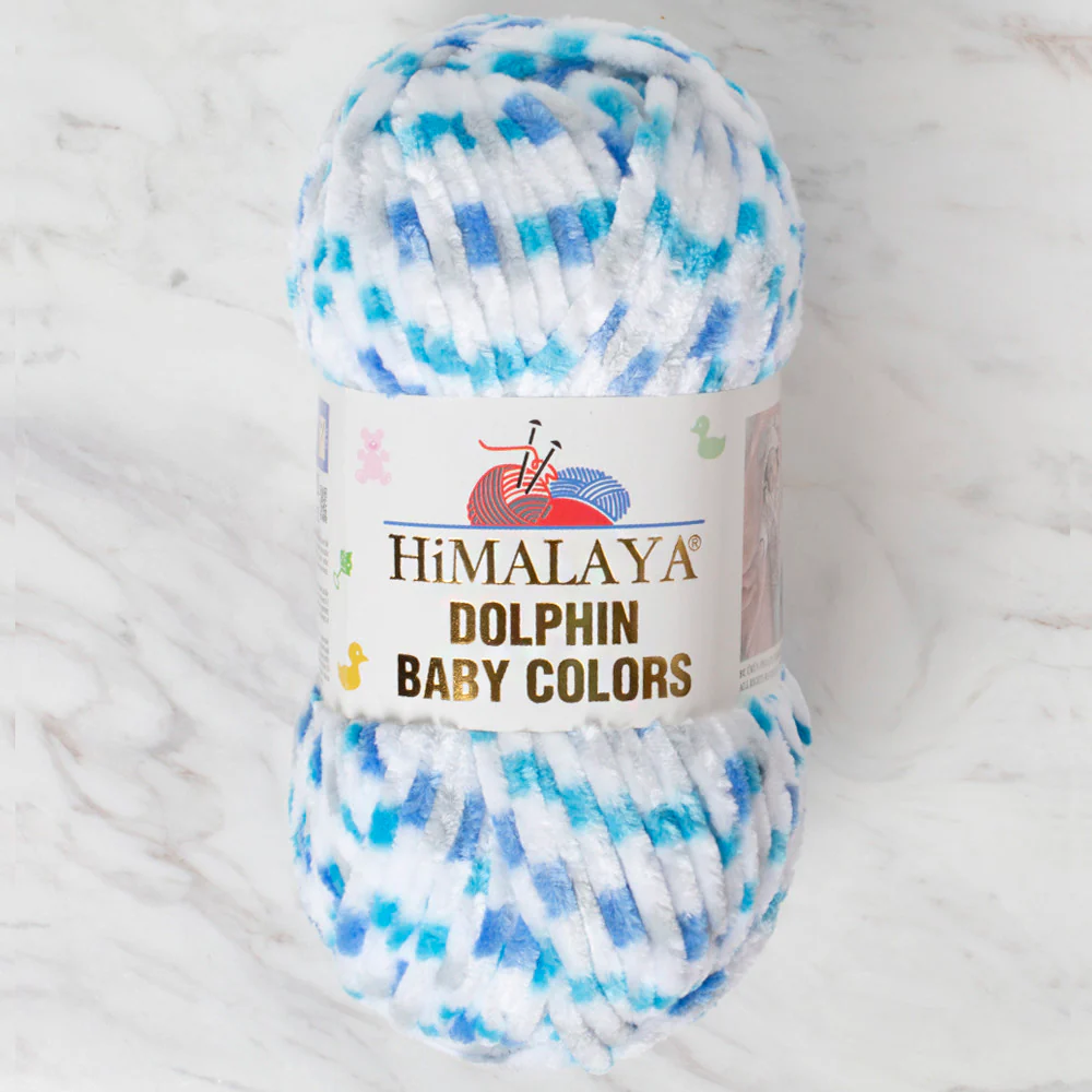 Himalaya Dolphin Baby Colors Chenille Yarn, Variegated - 80421