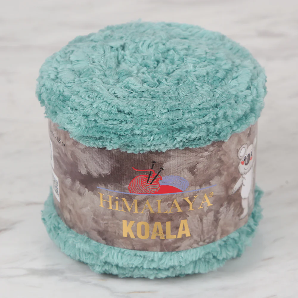 Himalaya Koala Chenille Baby Yarn,Green - 75735