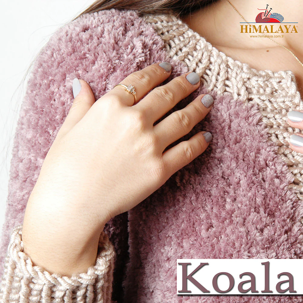 Himalaya Koala Chenille Baby Yarn, Pink - 75712 - Image 3