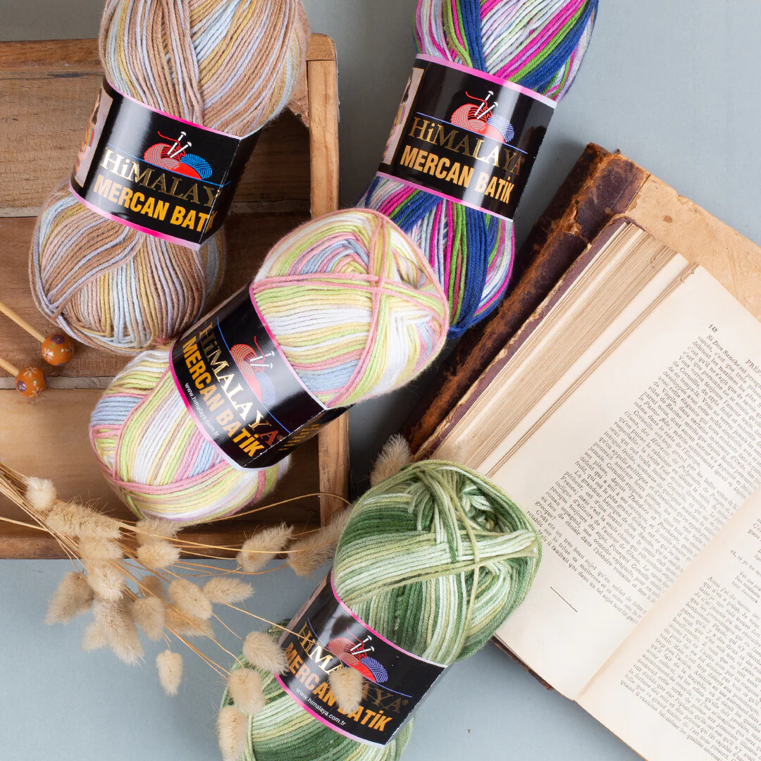 Himalaya Mercan Batik Knitting Yarn, Variegated - 59533 - Image 4