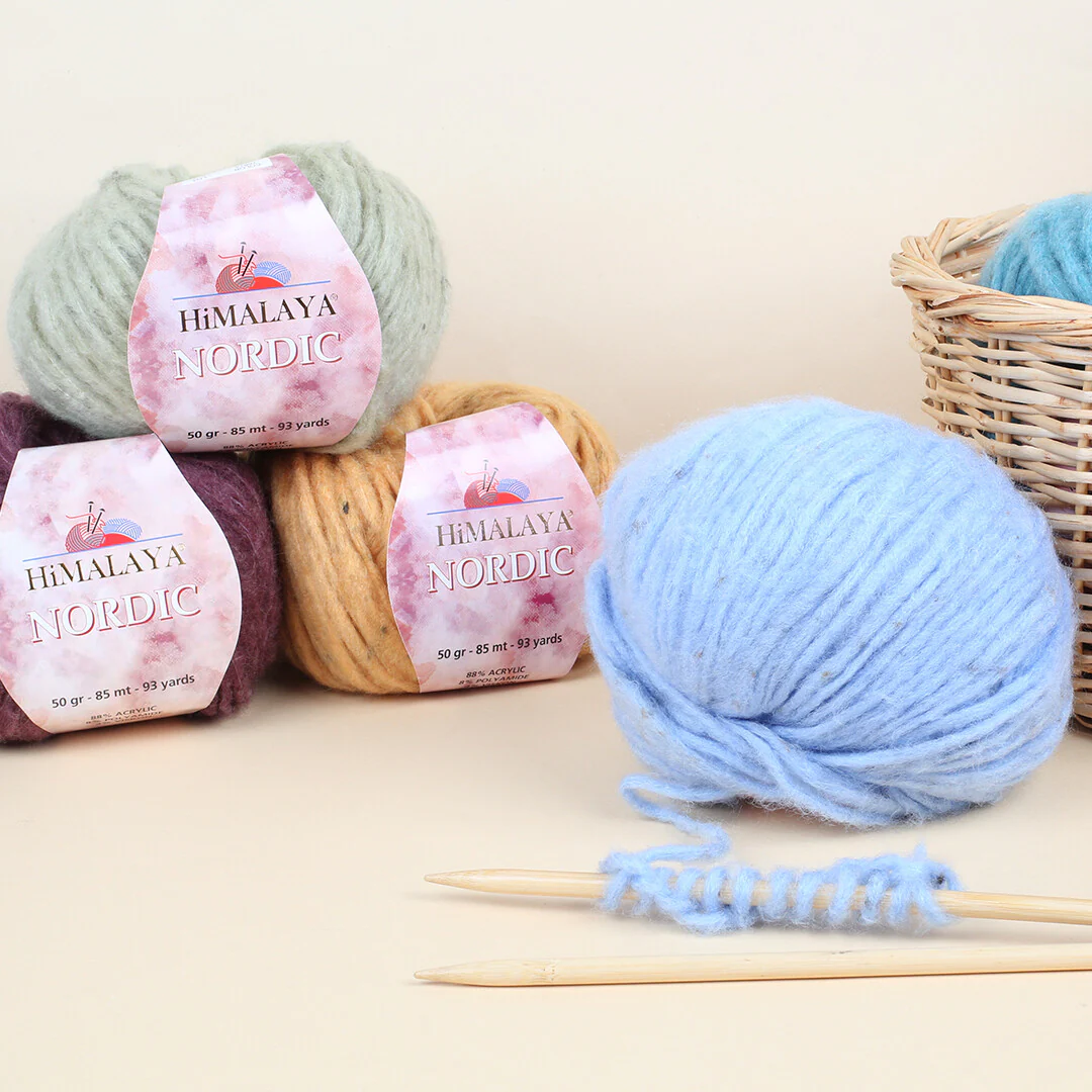 Himalaya Nordic Knitting Yarn, Green - 76816 - Image 4