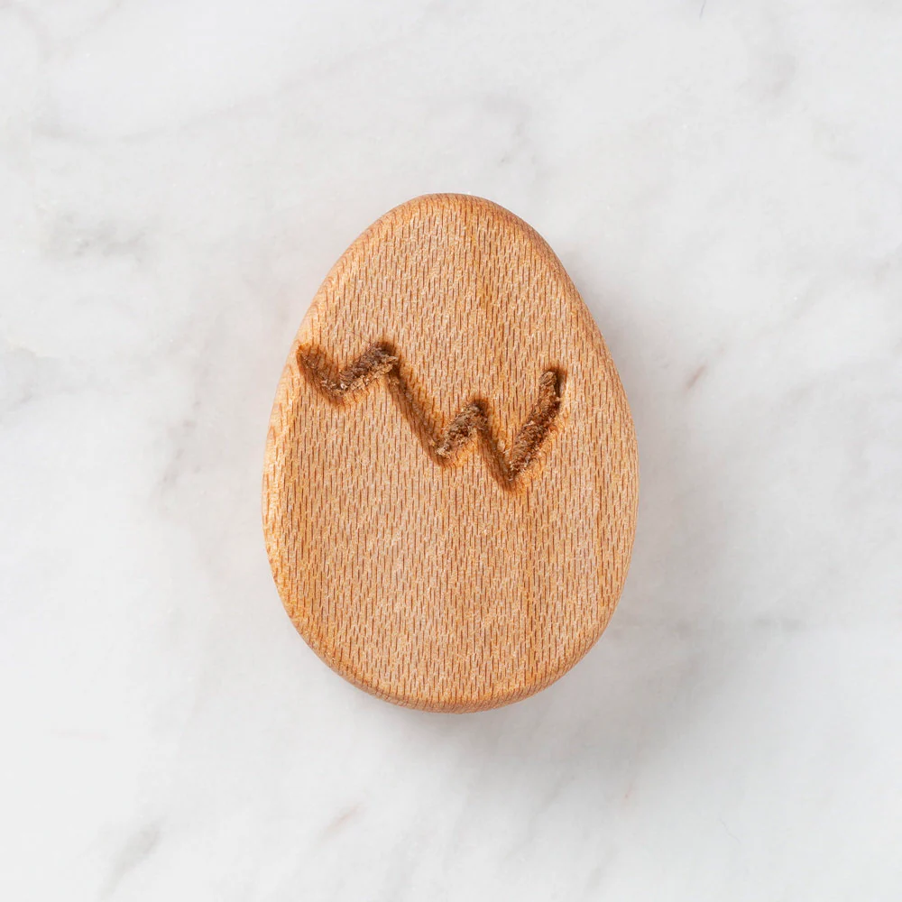 Hobi Baby Egg Shaped Organic Wooden Bead - FB008