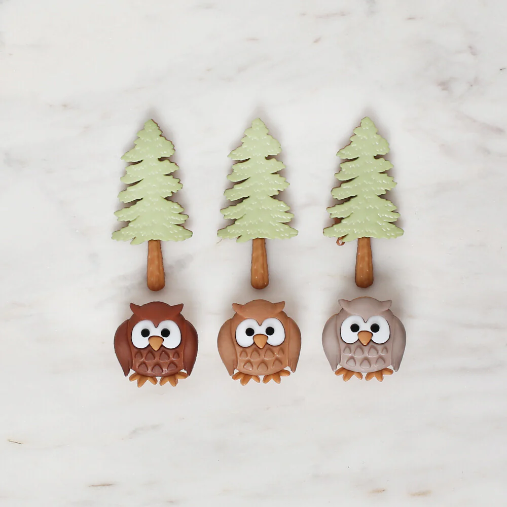 Dress It Up Creative Button Assortment, Night Owls - 5816