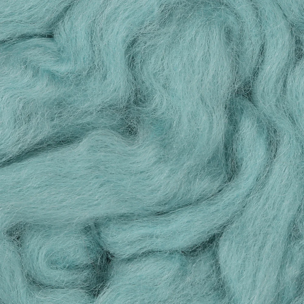 Kartopu Natural Wool Roving Felt,Green - K550 - Image 2