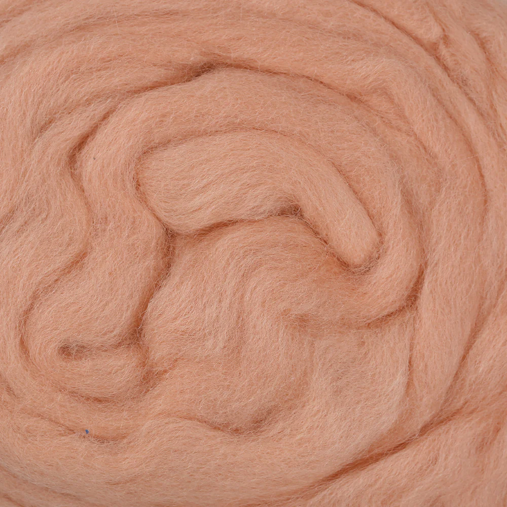 Kartopu Natural Wool Roving Felt,Orange - K235 - Image 2