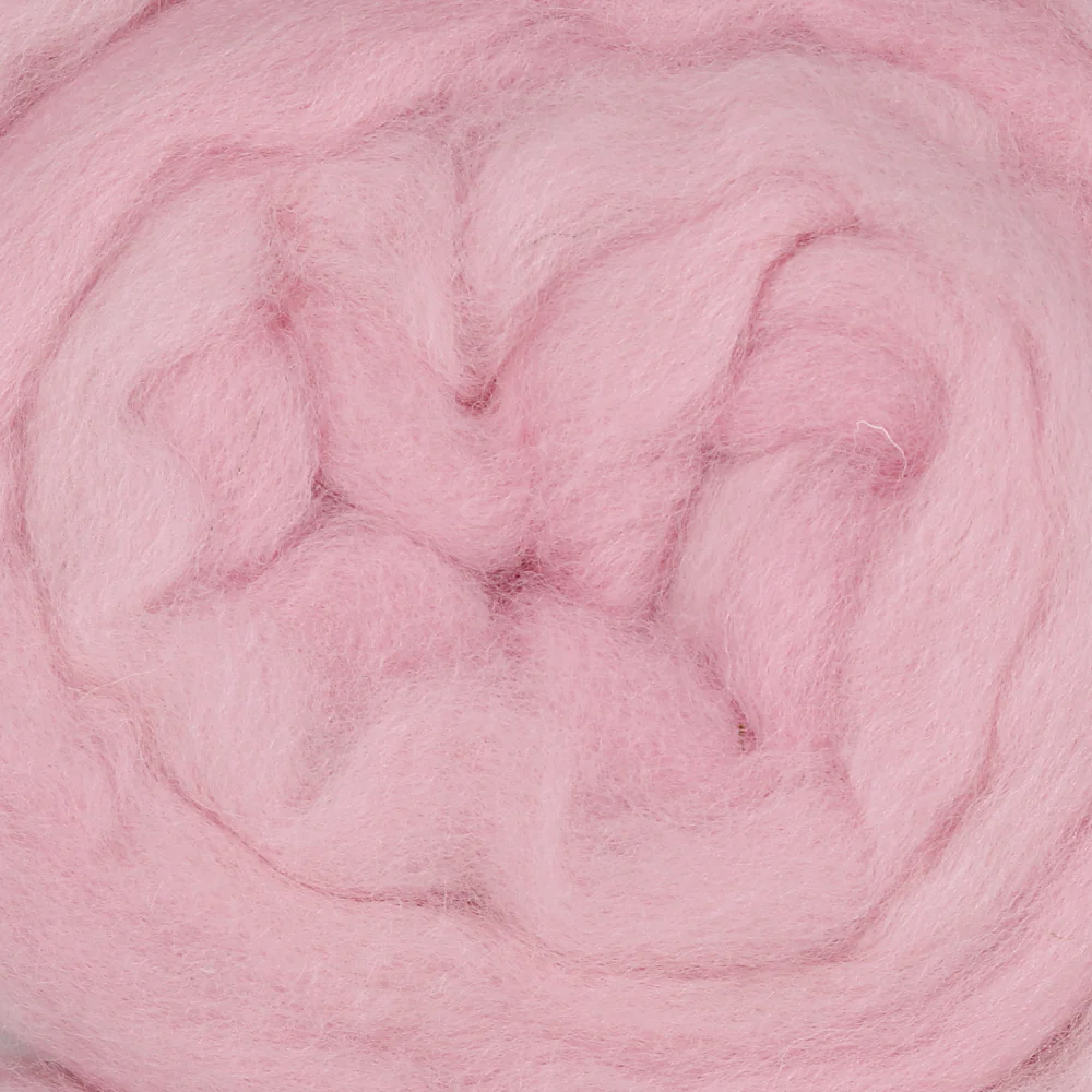Kartopu Natural Wool Roving Felt,Pink - K768 - Image 3