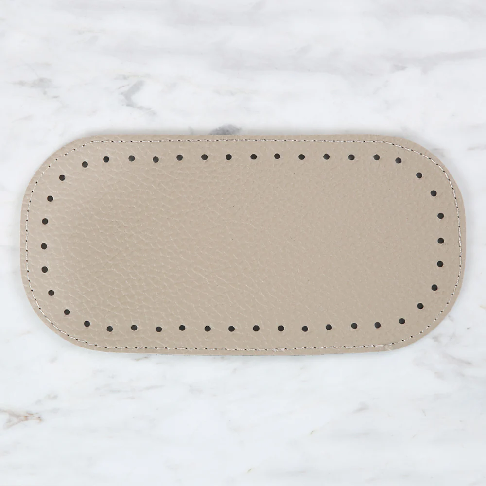 Knitme Bag Base 20x10 cm Oval, Beige BA-0062