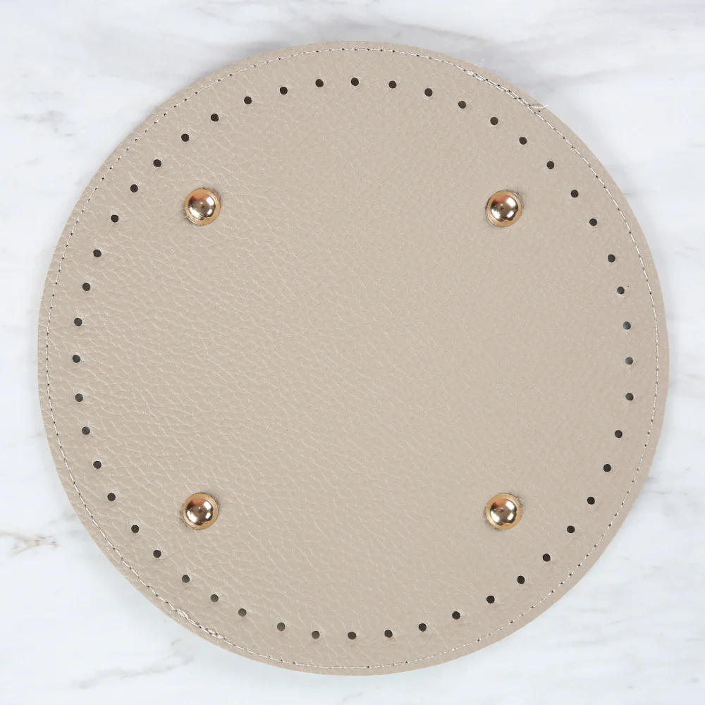 Knitme Bag Base Round 22 cm Beige BA-0064