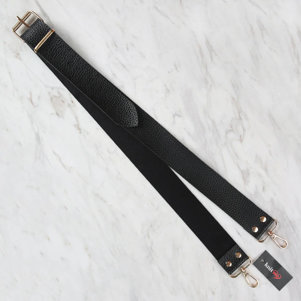 Knitme Belt Buckle Bag Hanger 125x4 cm Black BA-0005
