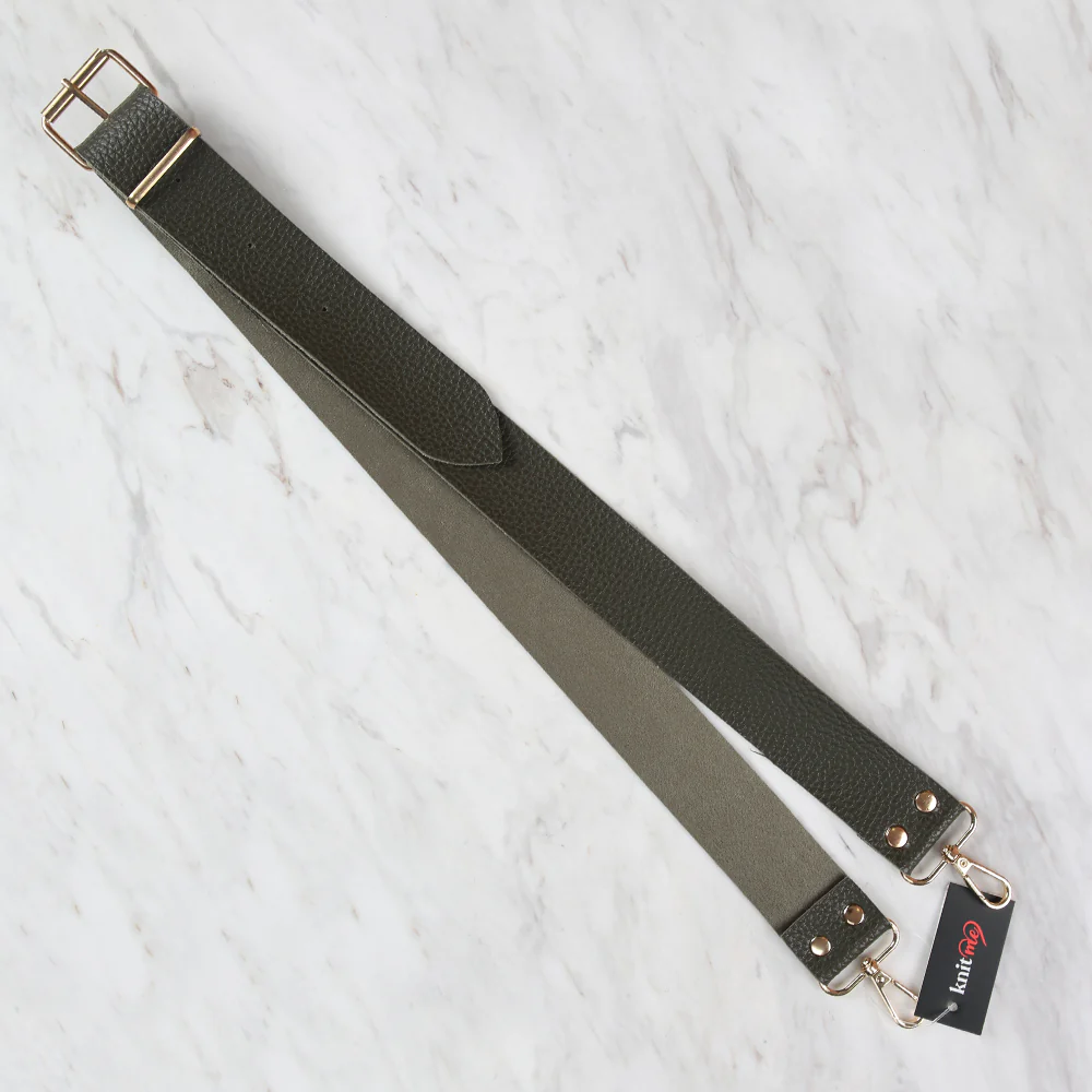 Knitme Belt Buckle Bag Hanger 125x4 cm Khaki BA-0005