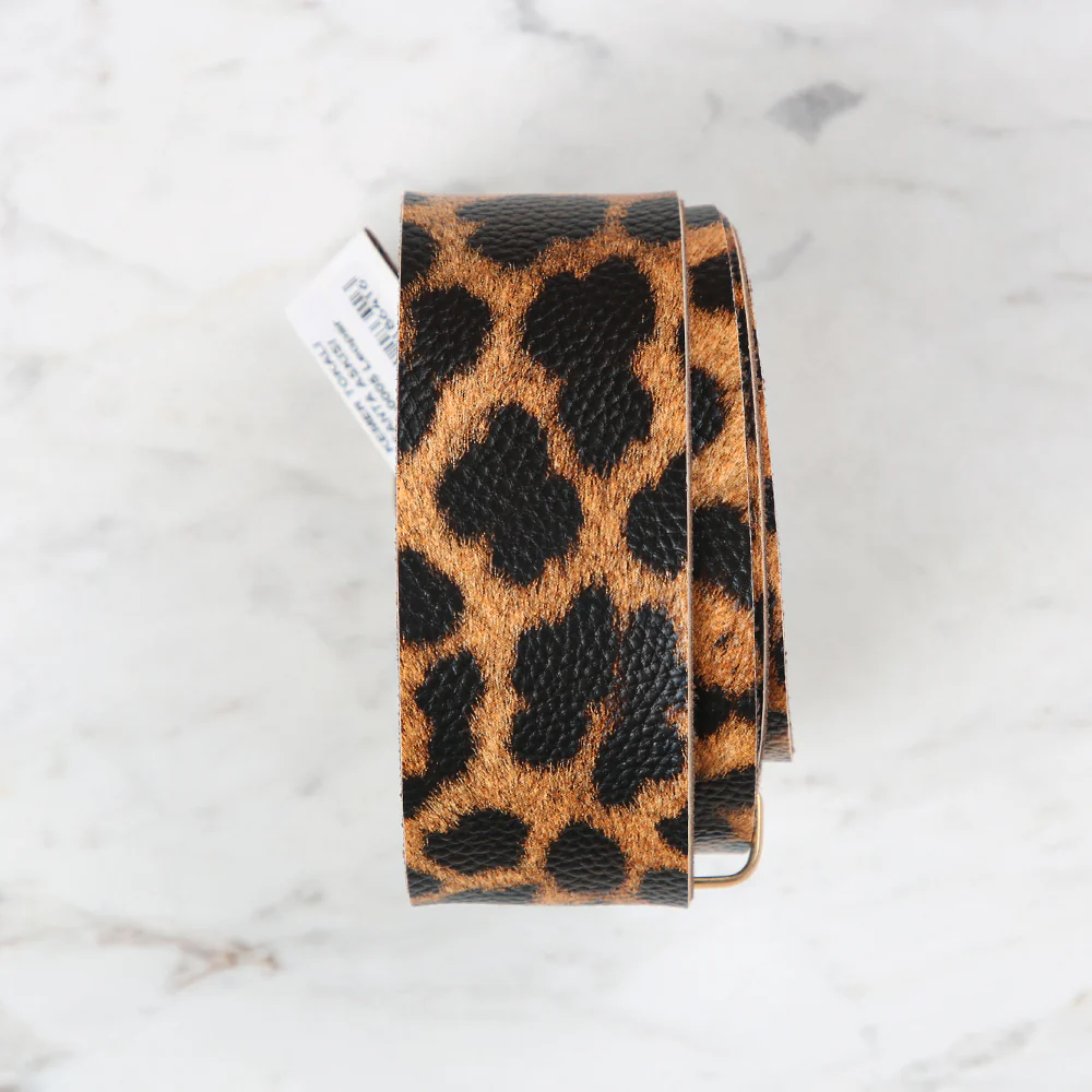 Knitme Belt Buckle Bag Hanger 125x4 cm Leopard BA-0005 - Image 2