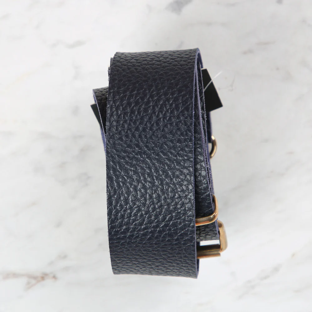 Knitme Belt Buckle Bag Hanger 125x4 cm Navy Blue BA-0005 - Image 2