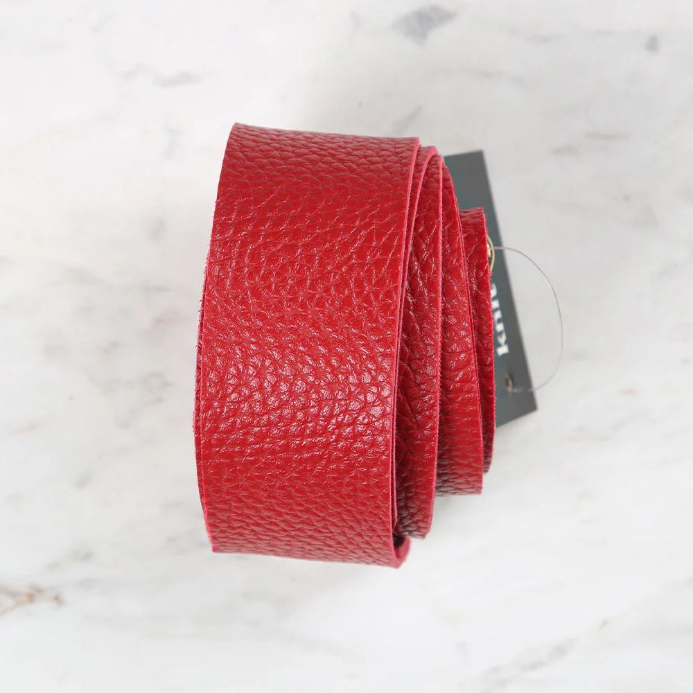 Knitme Belt Buckle Bag Hanger 125x4 cm Red BA-0005 - Image 2