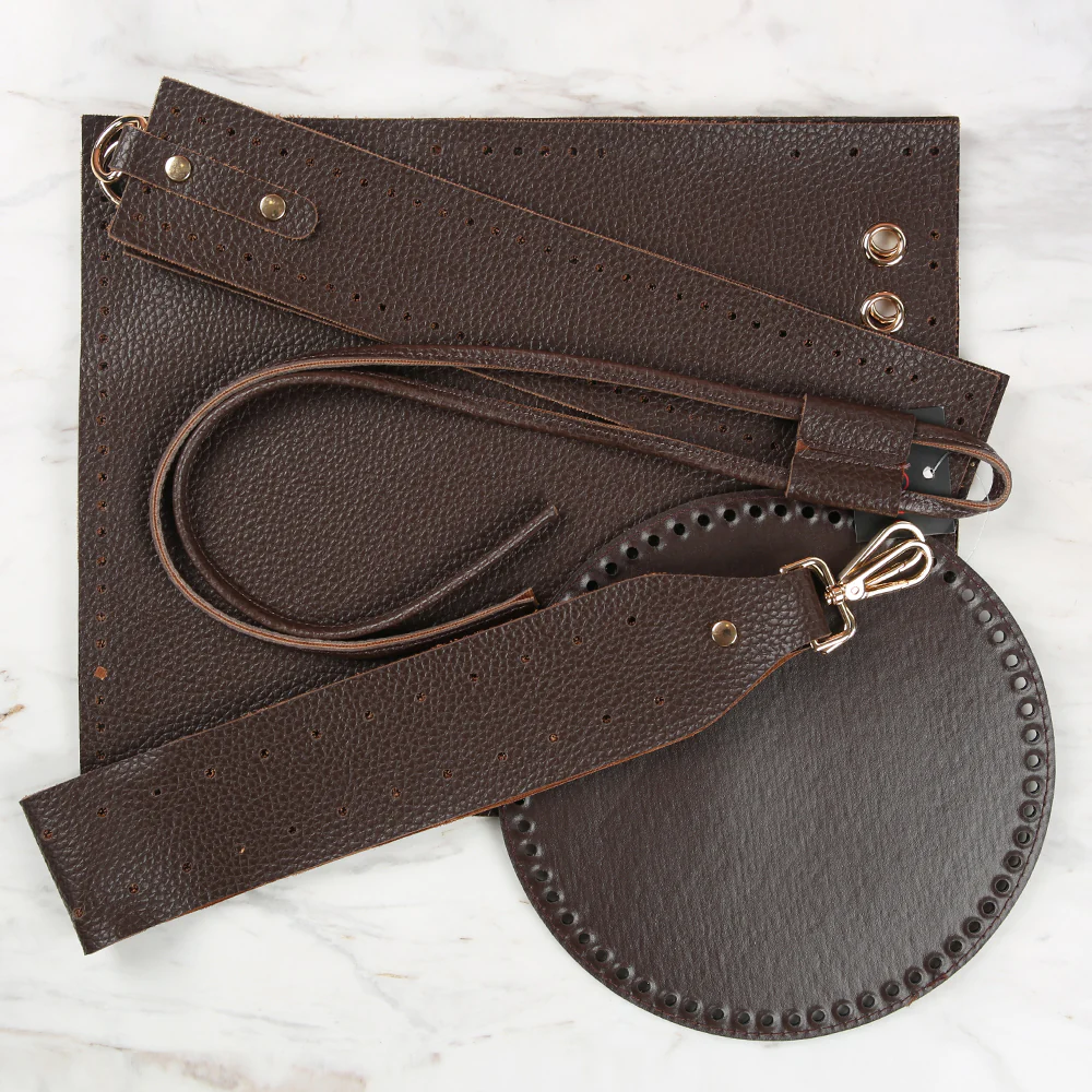 Knitme Bucket Bag Set Brown BA2 -0114