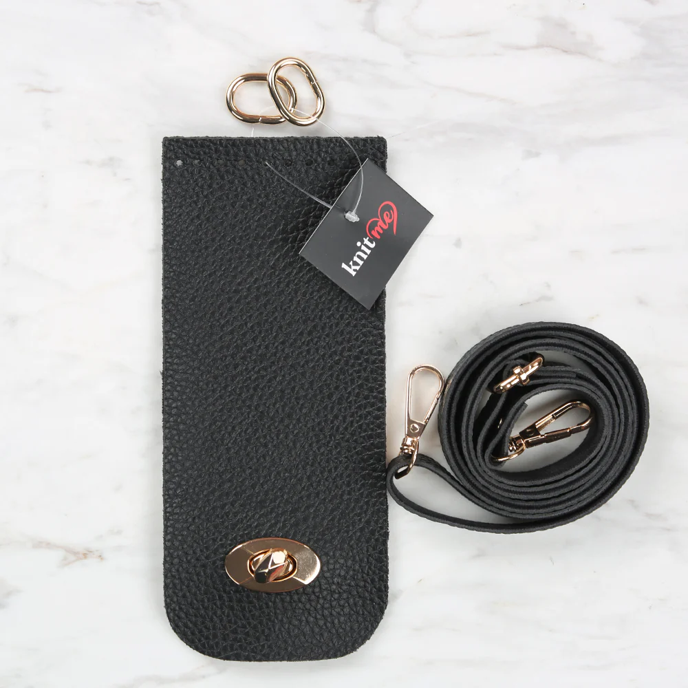 Knitme Clip Phone Set 8.5x20 cm Black BA-0047