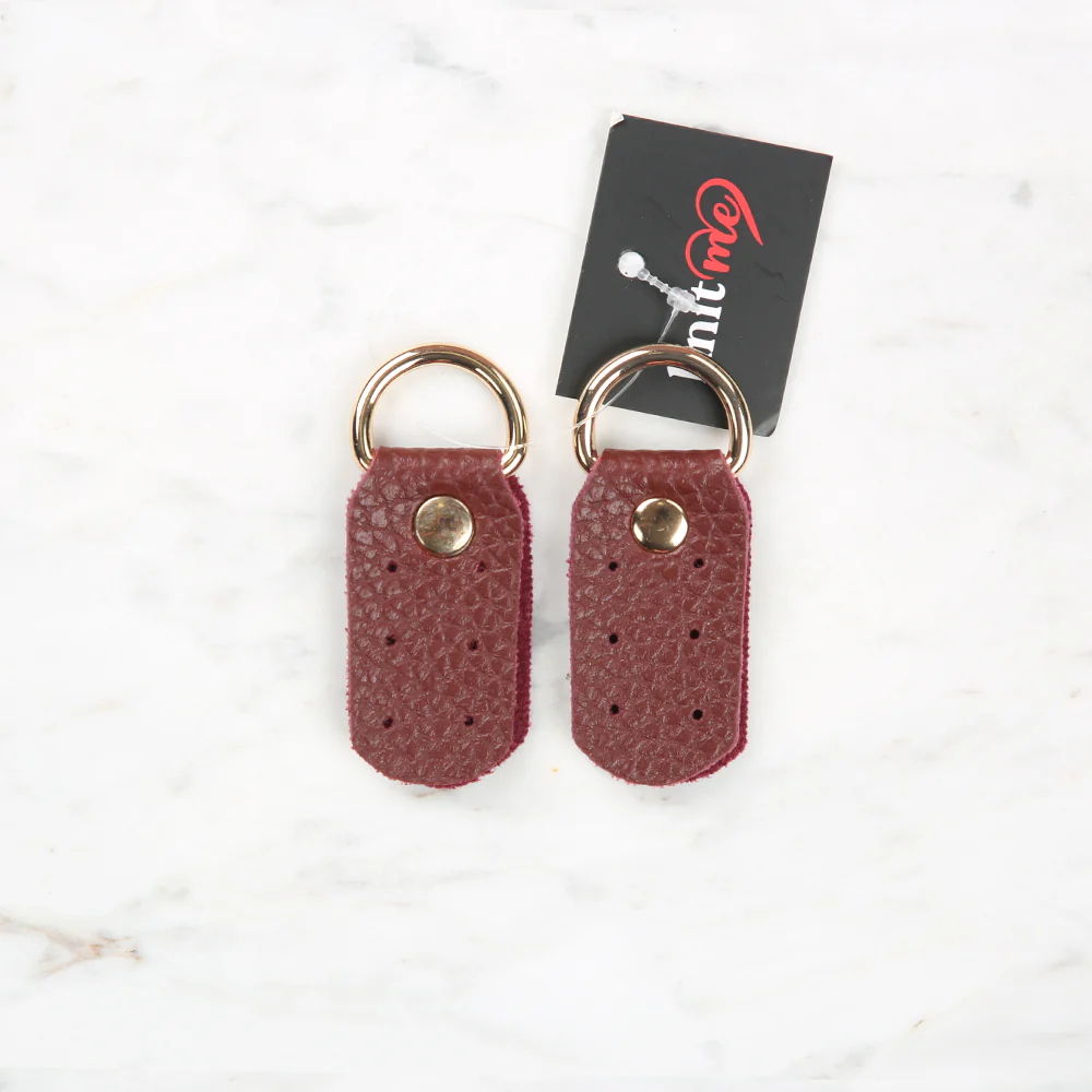 Knitme D Ring  5x2.5 cm Claret Red BA-0010