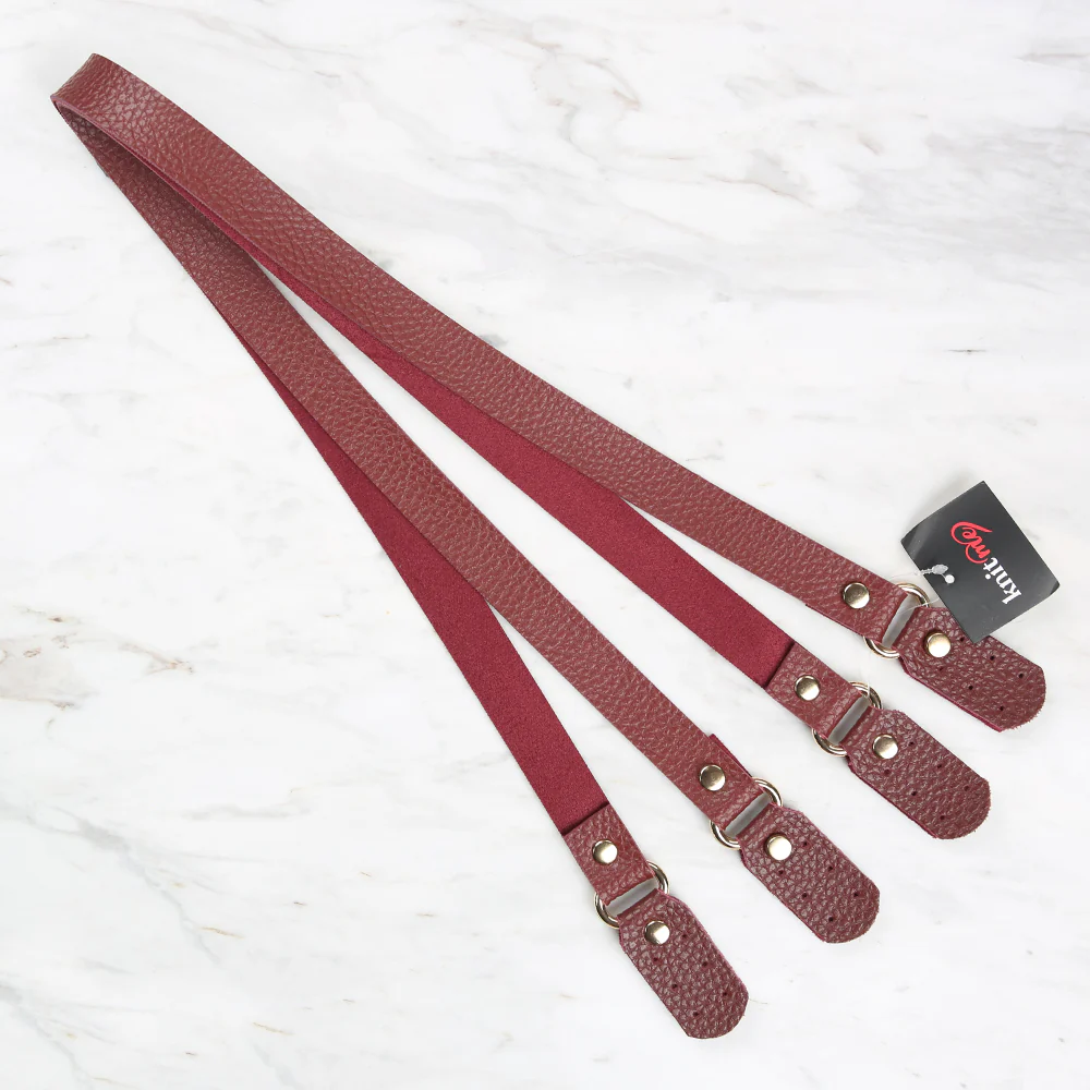 Knitme D-Ring Bag Hanger 80x2 cm Claret Red BA-0020
