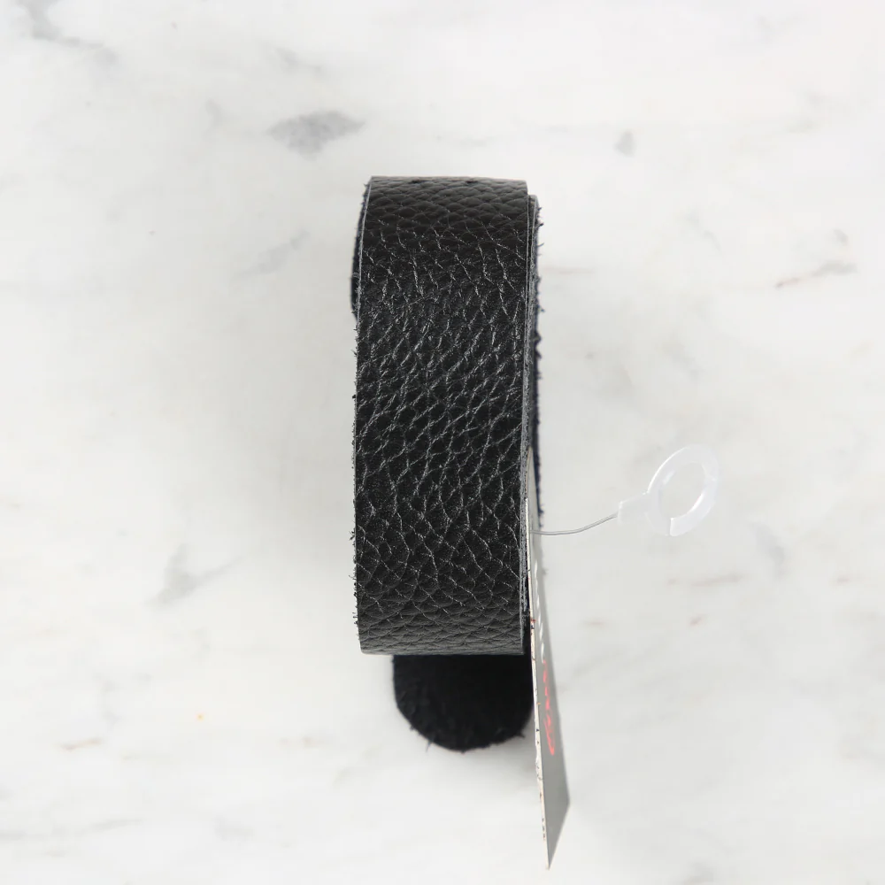 Knitme Genuine Leather Sports Sewing Bag Strap 75x2.5 cm Black BA-0036 - Image 2