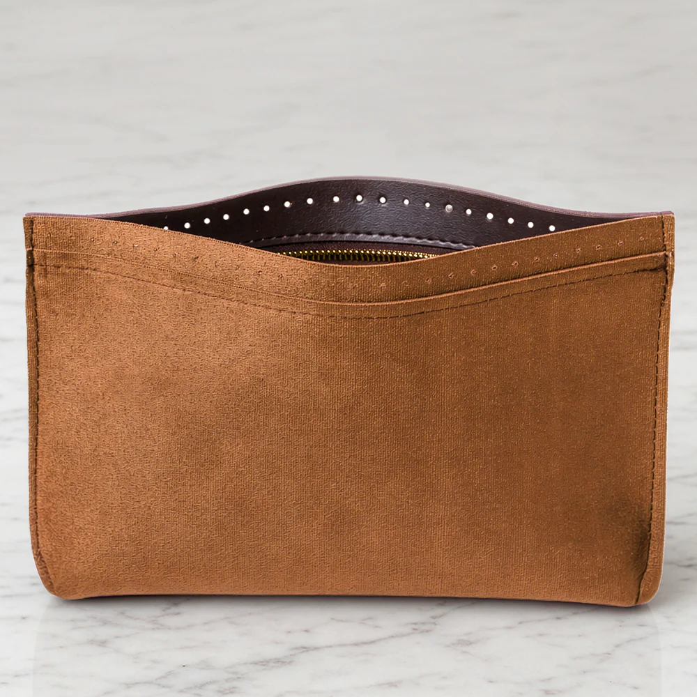 Knitme Leather Bag Lining with Knitted Base Brown 30*20 cm - BA-0149-1