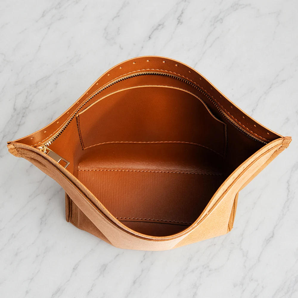 Knitme Leather Bag Lining with Knitted Base Brown 35*25 cm - BA-0158 - Image 2