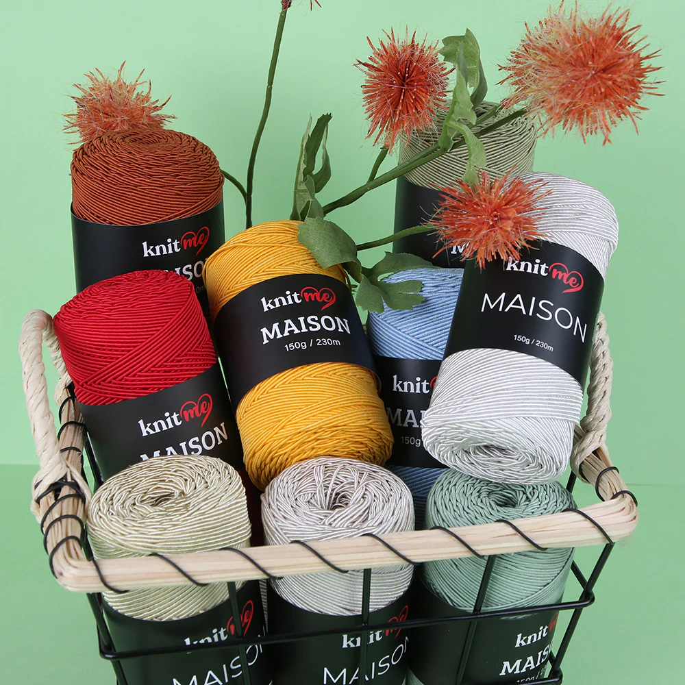 Knitme MAISON Hand Knitting Yarn ,Red KNM16 - Image 3