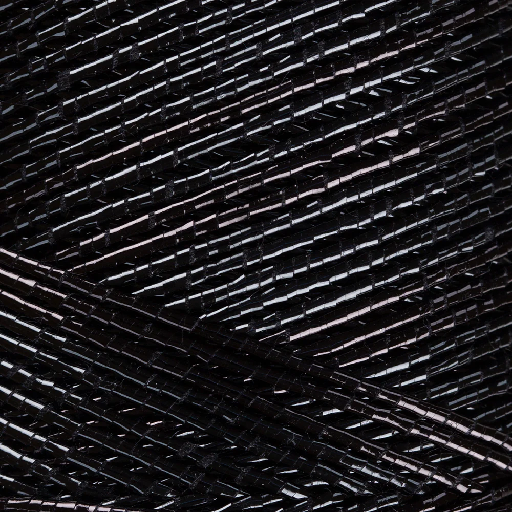 Knitme Parla Glitter Knitting Yarn - Black - Image 2