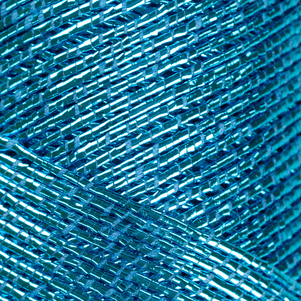 Knitme Parla Glitter Knitting Yarn - Blue. - Image 2