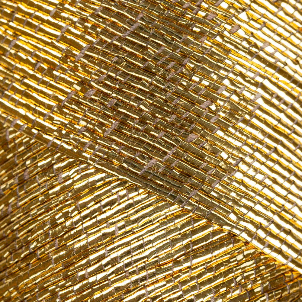 Knitme Parla Glitter Knitting Yarn - Gold - Image 2