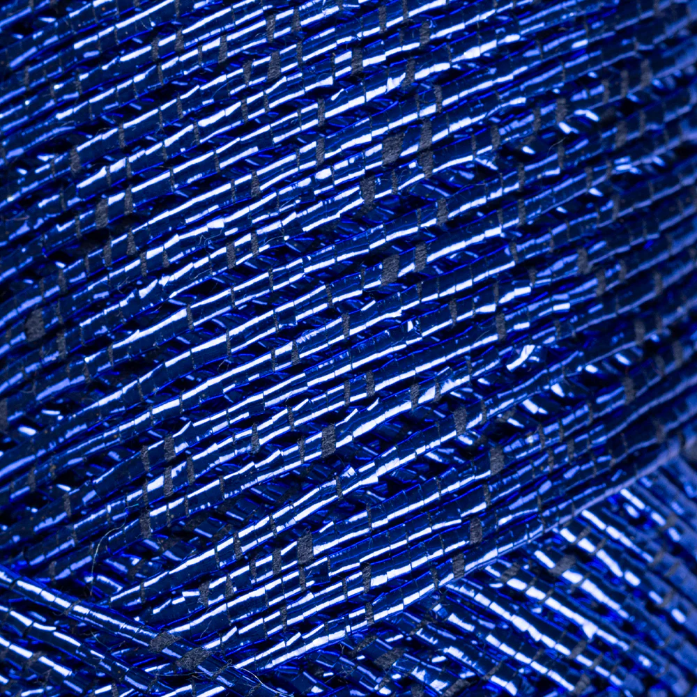 Knitme Parla Glitter Knitting Yarn - Saxe Blue - Image 2