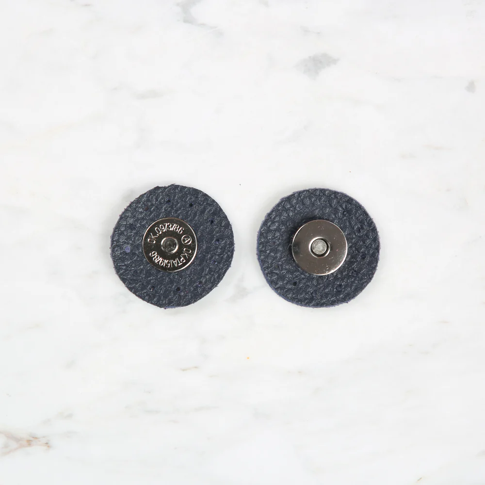 Knitme Round Magnet 4x4 cm Blue BA-0059