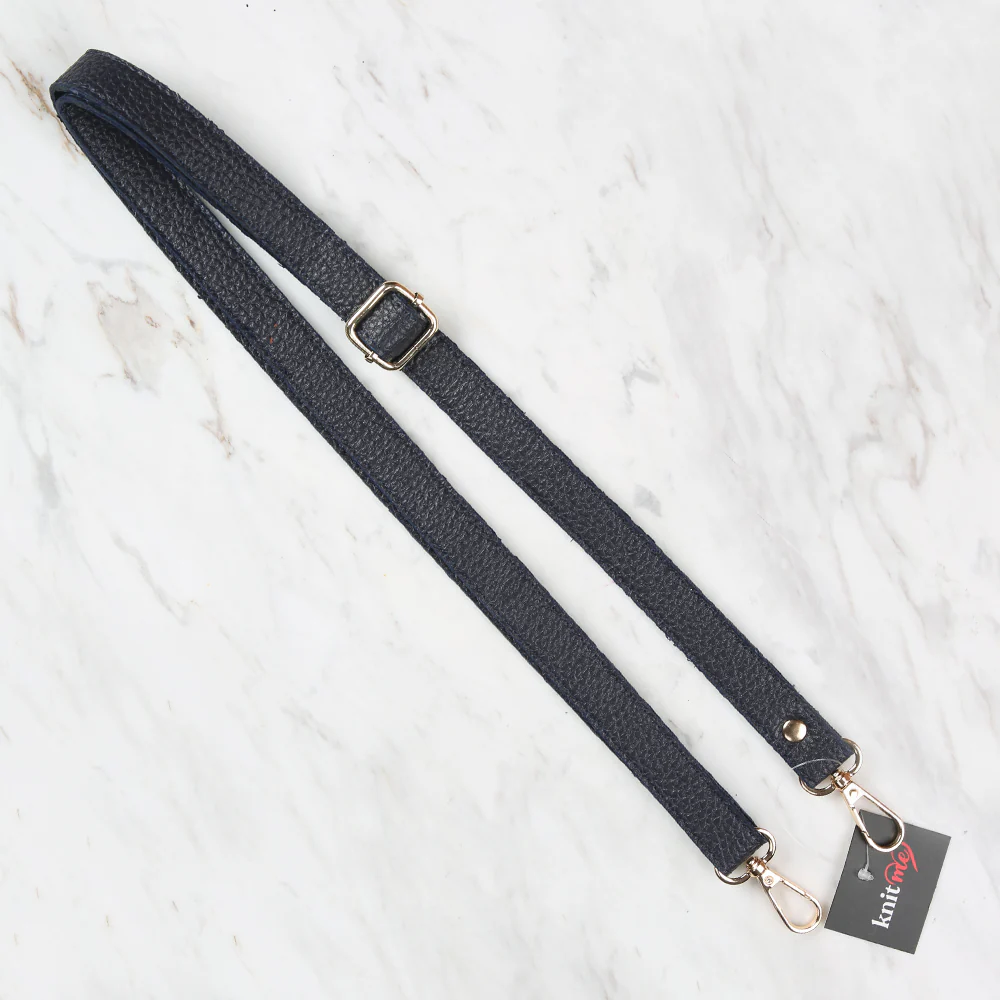 Knitme Sliding Buckle Bag Strap 130x2 cm Navy Blue BA-0072