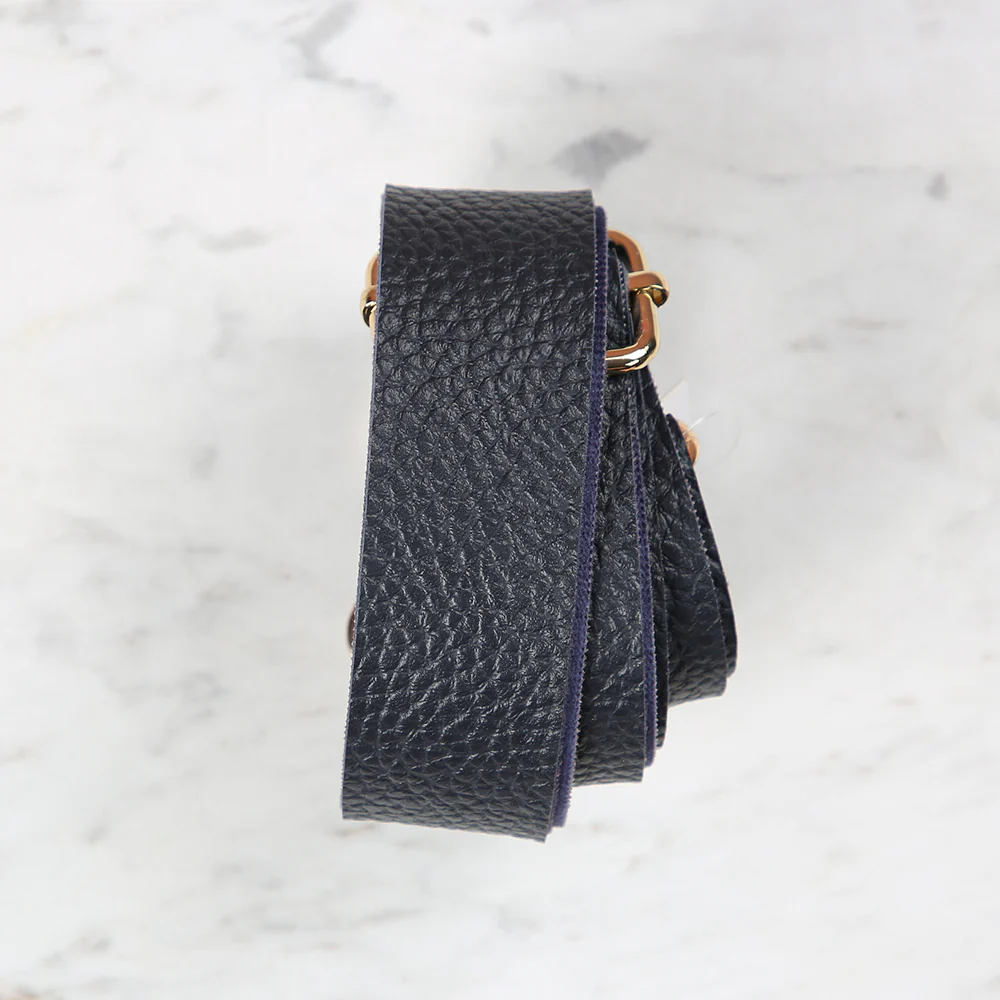Knitme Sliding Buckle Bag Strap 130x3 cm Navy Blue BA-0004 - Image 2