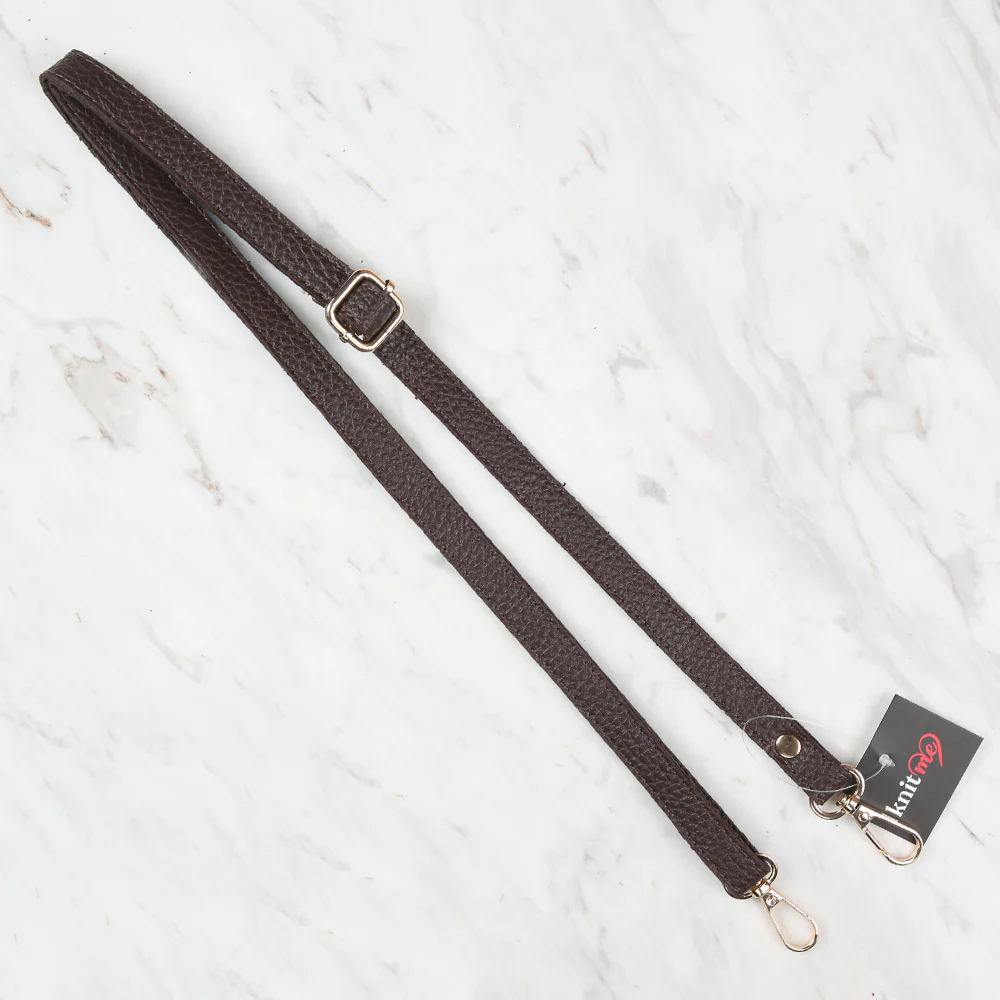 Knitme Sliding Buckle Bag Strap 135x1.5 cm Brown BA-0073 \ 1